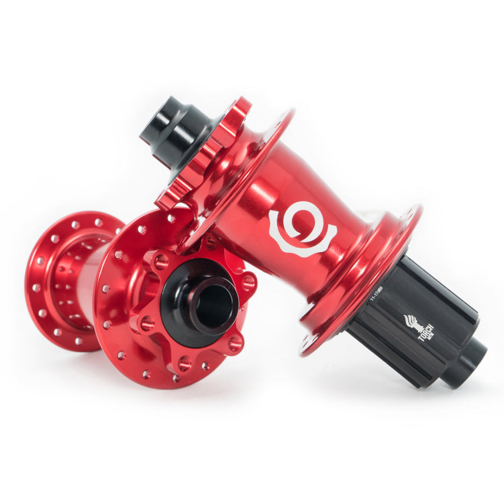 Hydra Classic MTB ISO 6B Boost 28H Hubset (Red)